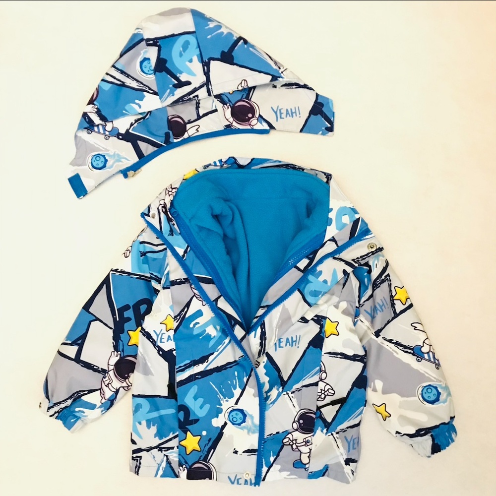 2/$29 Kids 3-way jacket 4T 3-in-1 fleece interchange - Picture 7 of 7
